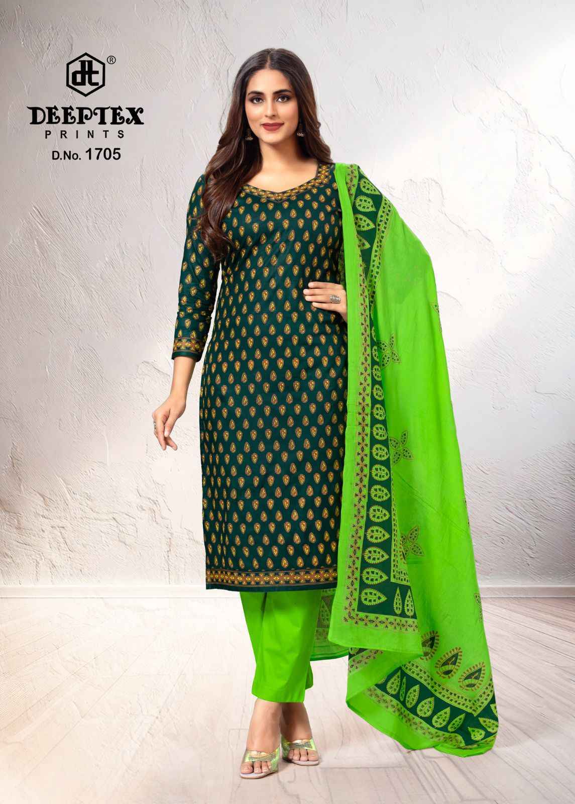 Deeptex Tradition Vol-17 Cotton Dress Material (10 pcs Catalogue)