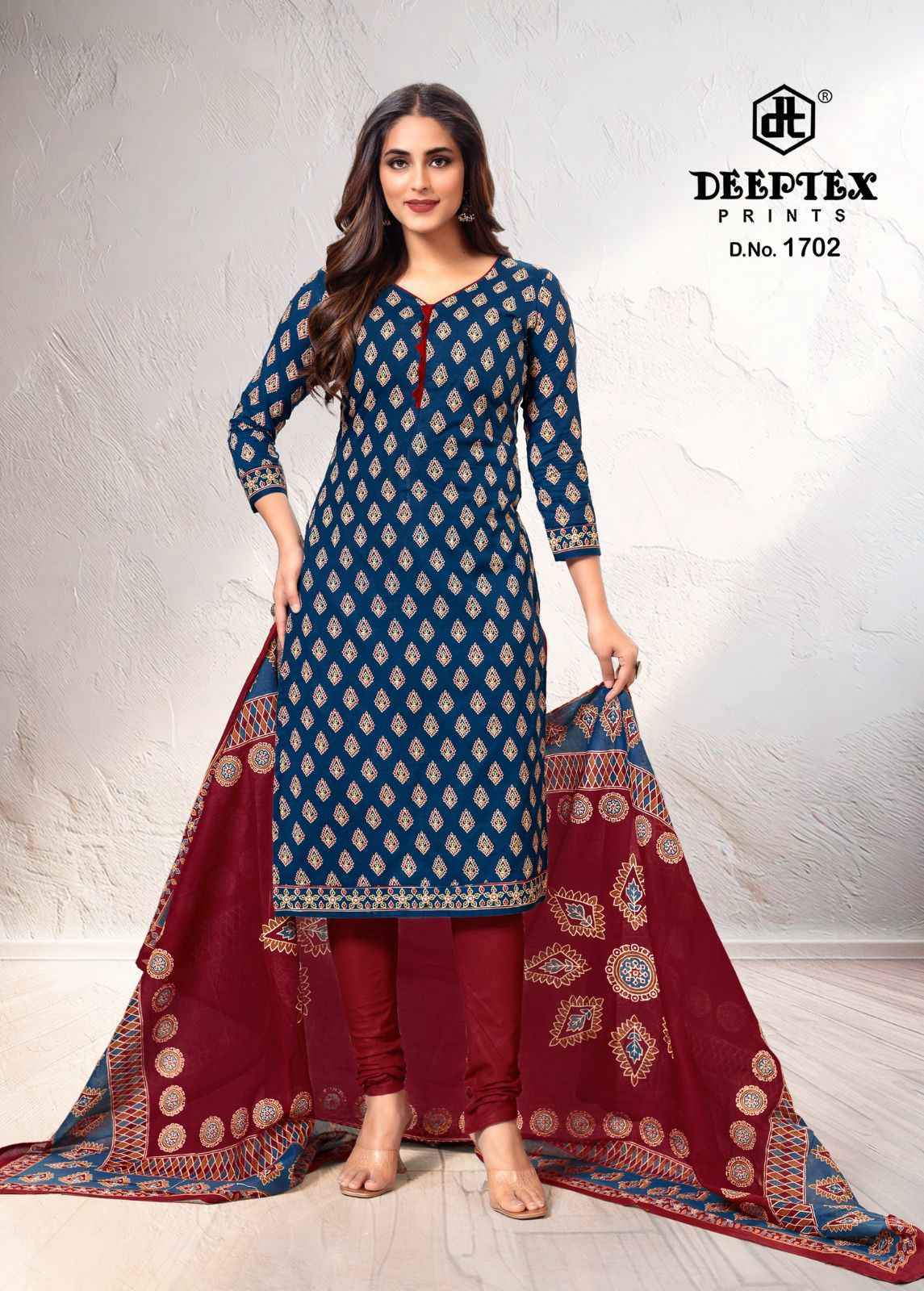 Deeptex Tradition Vol-17 Cotton Dress Material (10 pcs Catalogue)