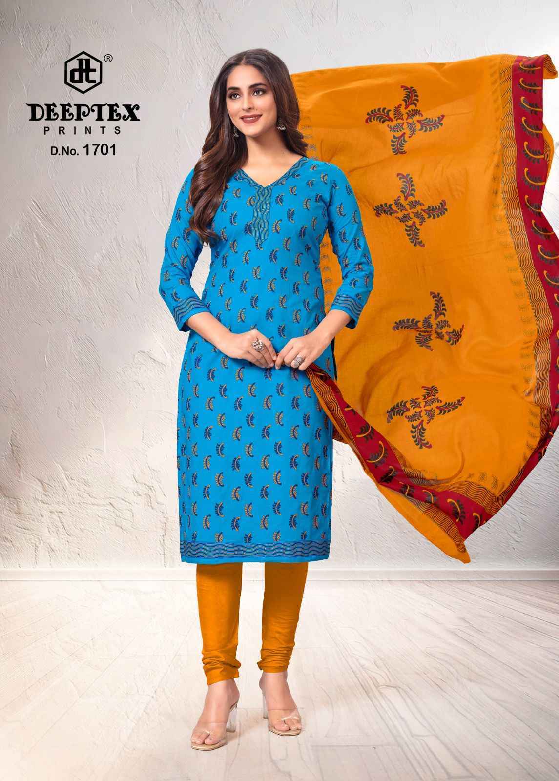 Deeptex Tradition Vol-17 Cotton Dress Material (10 pcs Catalogue)