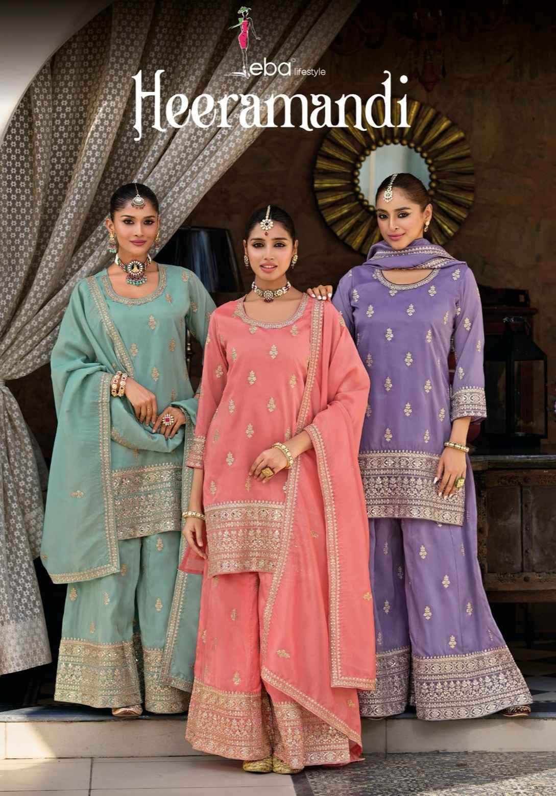 Eba Lifestyle Heeramandi Readymade Simar Dress (3 pcs Catalogue)