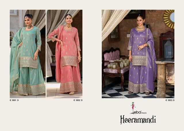 Eba Lifestyle Heeramandi Readymade Simar Dress (3 pcs Catalogue)