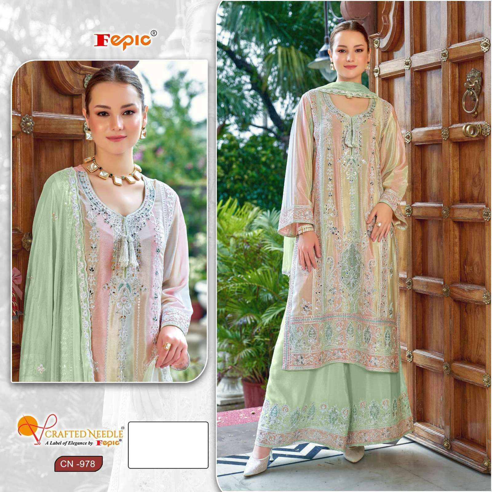 Fepic Needle Cn-978 Chinon Readymade Dress (3 pcs Catalogue)