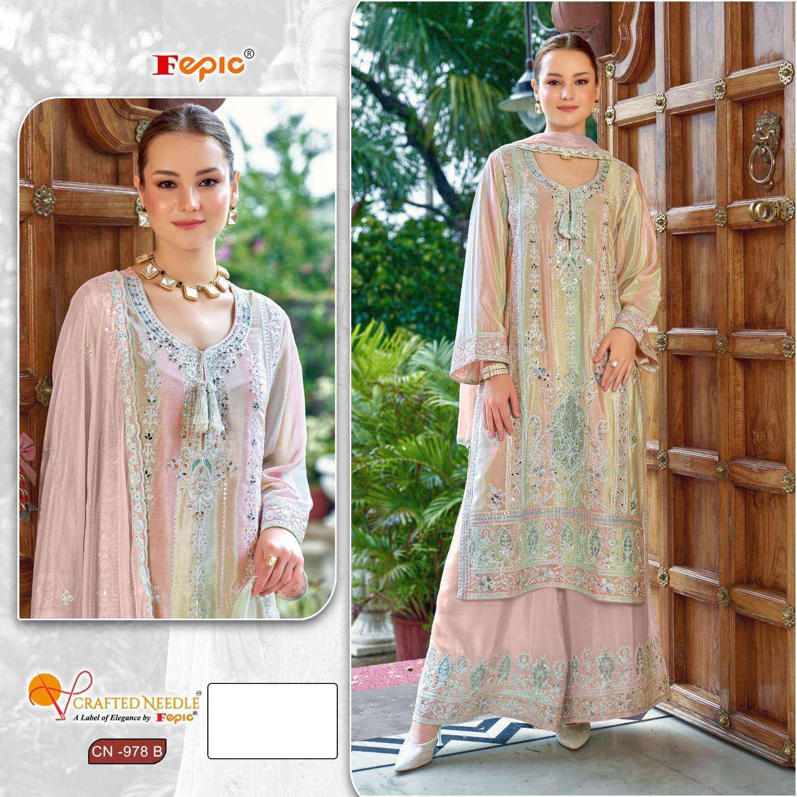 Fepic Needle Cn-978 Chinon Readymade Dress (3 pcs Catalogue)