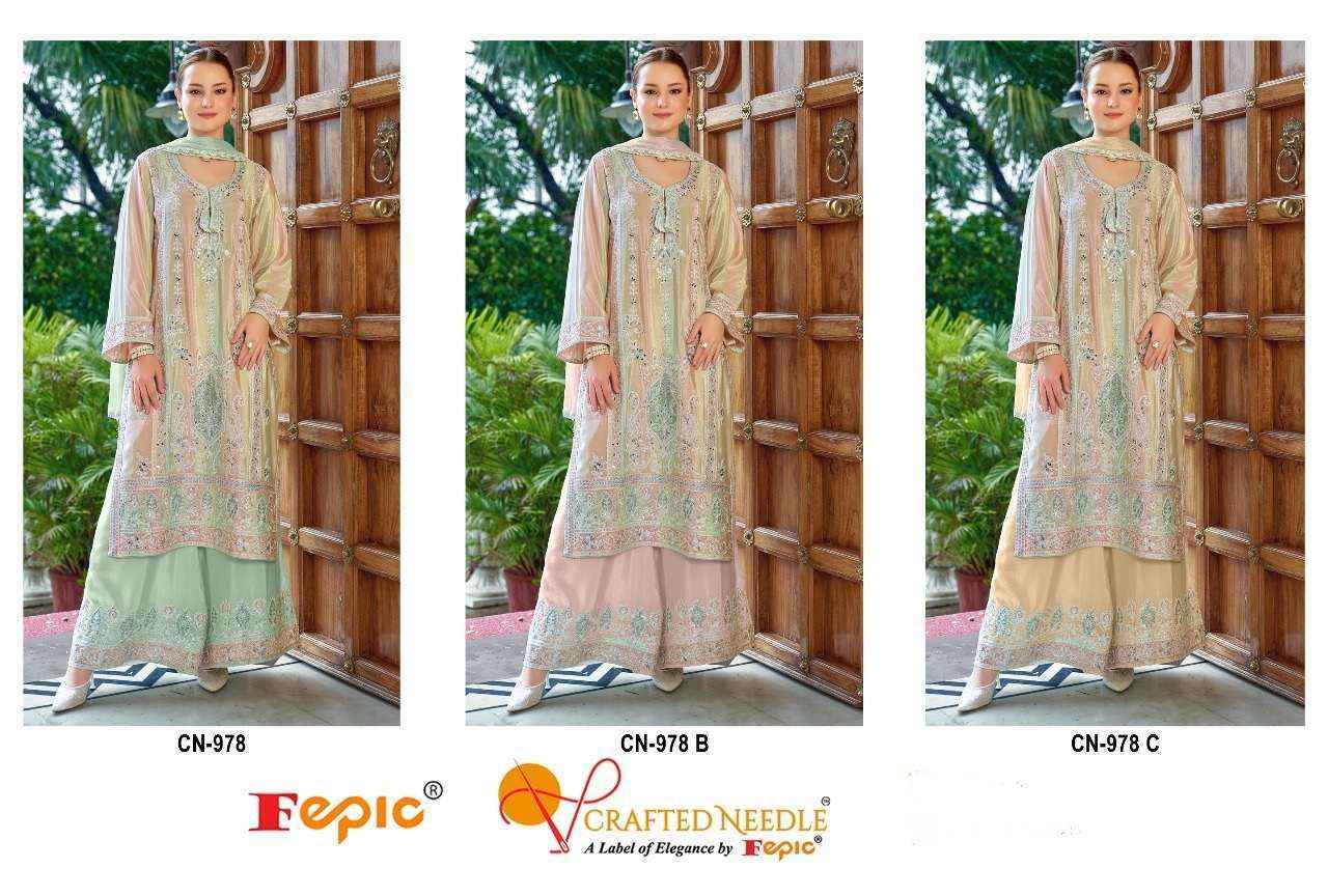 Fepic Needle Cn-978 Chinon Readymade Dress (3 pcs Catalogue)