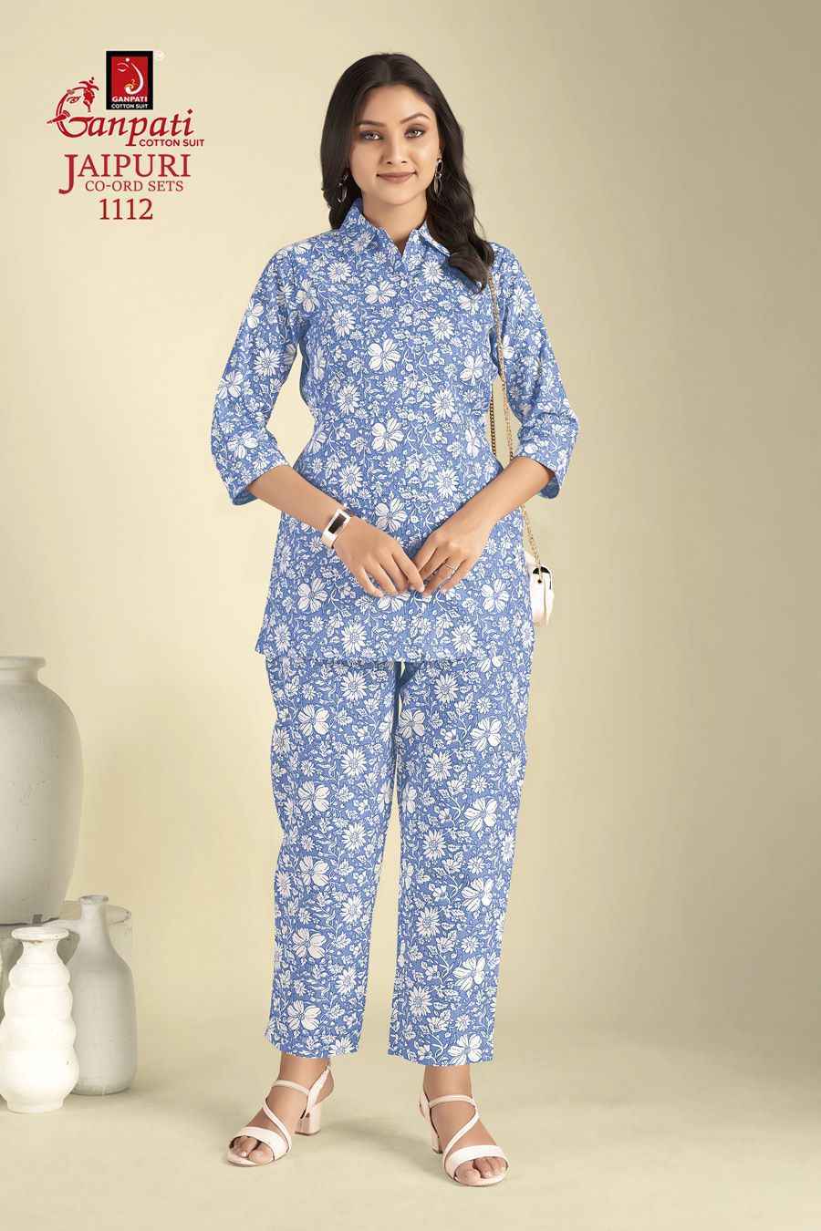 Ganpati Jaipuri Cord Sets Vol-11 Cotton Cord Set (12 pcs Catalogue)