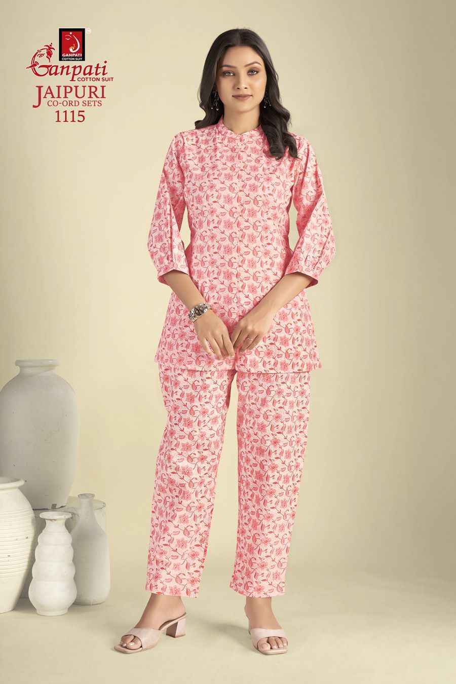 Ganpati Jaipuri Cord Sets Vol-11 Cotton Cord Set (12 pcs Catalogue)