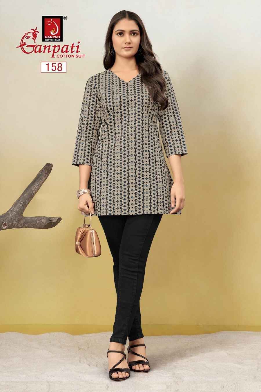 Ganpati Tarana Vol-2 Cotton Kurti (15 pcs Catalogue)