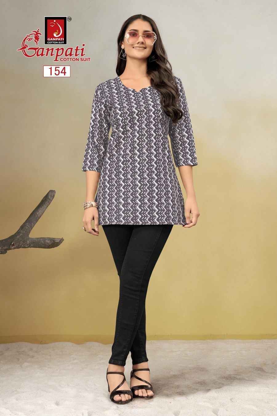 Ganpati Tarana Vol-2 Cotton Kurti (15 pcs Catalogue)