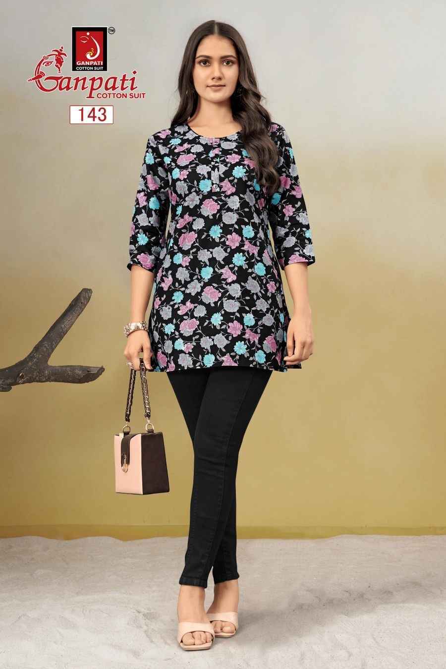 Ganpati Tarana Vol-2 Cotton Kurti (15 pcs Catalogue)