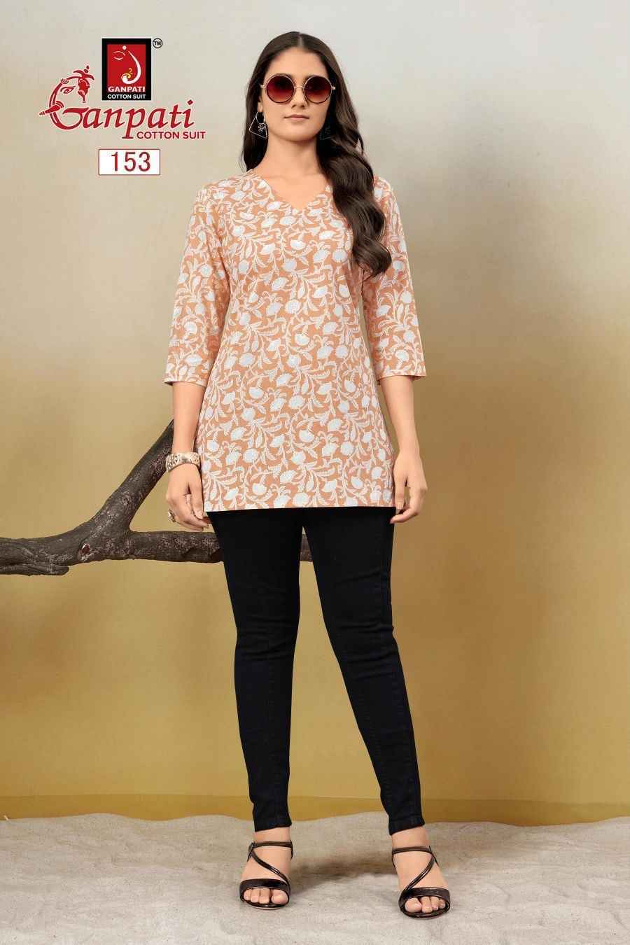 Ganpati Tarana Vol-2 Cotton Kurti (15 pcs Catalogue)