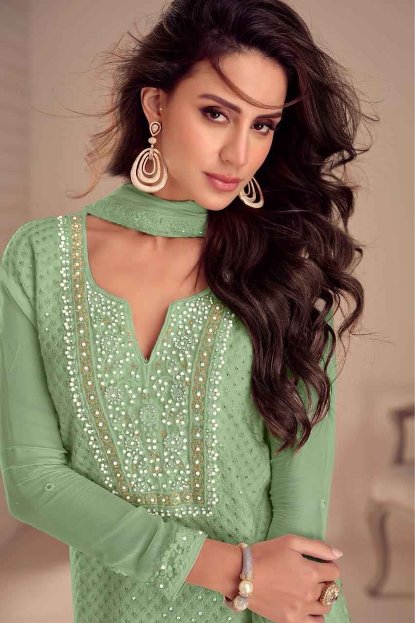 Gulkayra Designer Aashiya Georgette Dress Material 3 pcs Catalogue