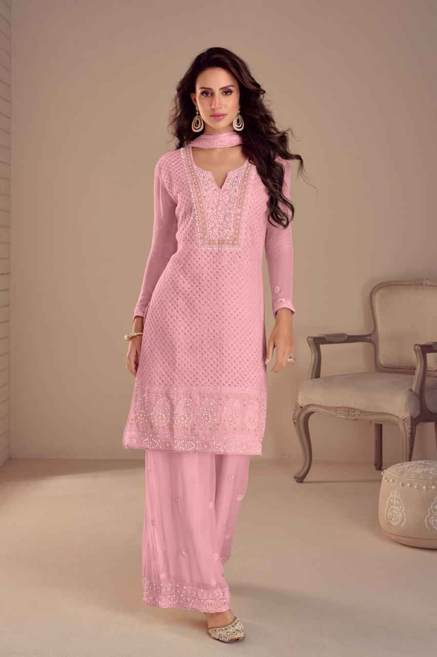 Gulkayra Designer Aashiya Georgette Dress Material 3 pcs Catalogue