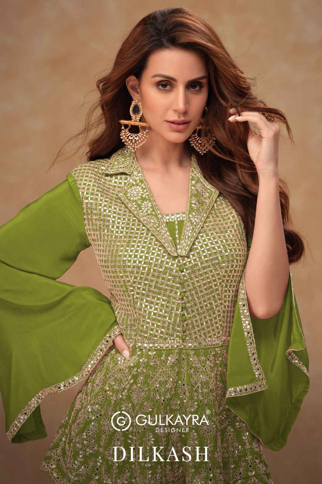 Gulkayra Designer Dilkash Readymade Chinon Dress 5 pcs Catalogue