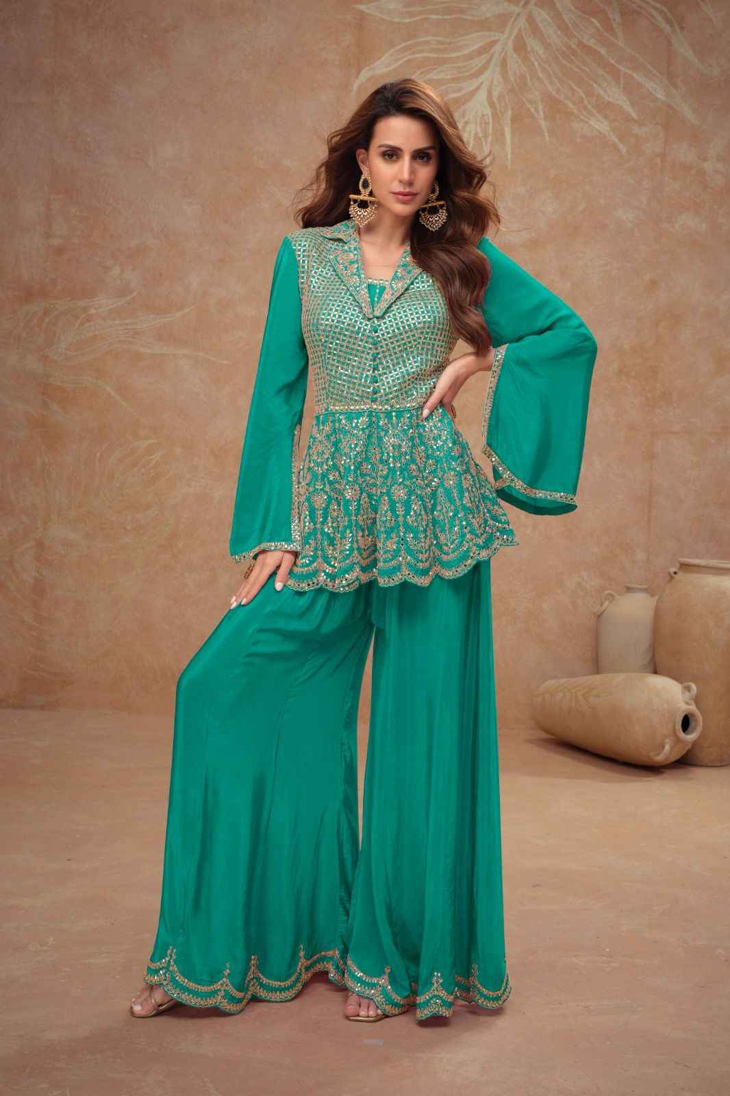Gulkayra Designer Dilkash Readymade Chinon Dress 5 pcs Catalogue