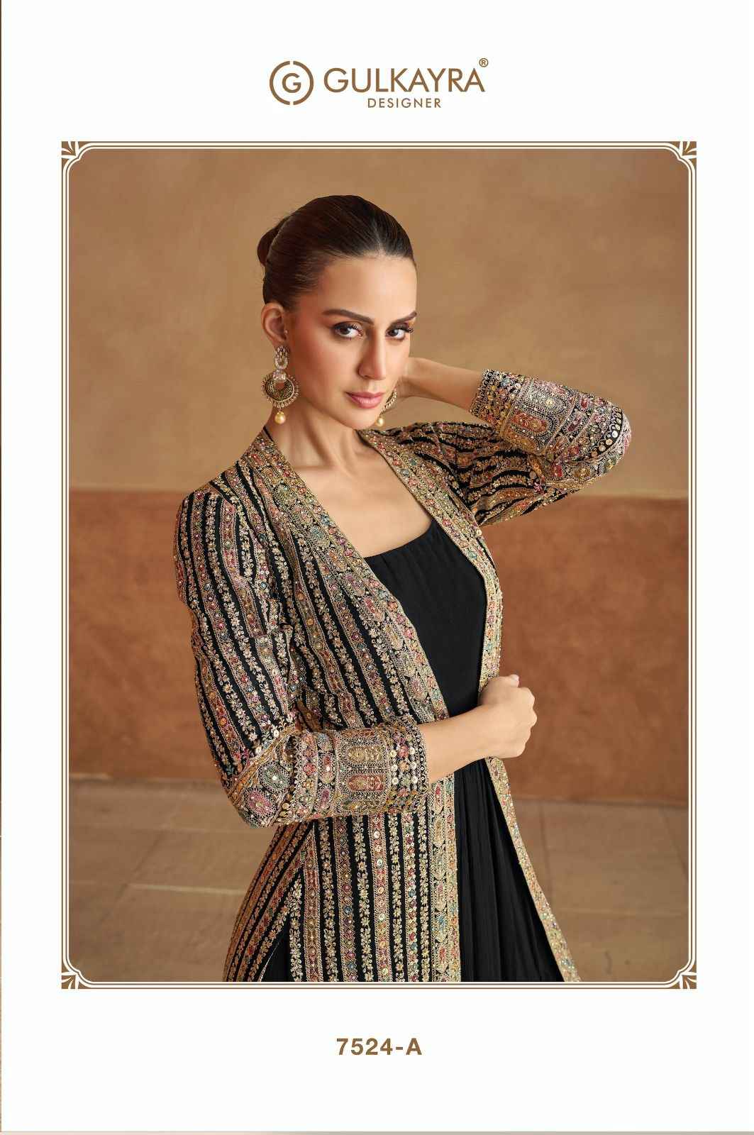 Gulkayra Designer Nabiya Readymade Georgette Dress 4 pcs Catalogue