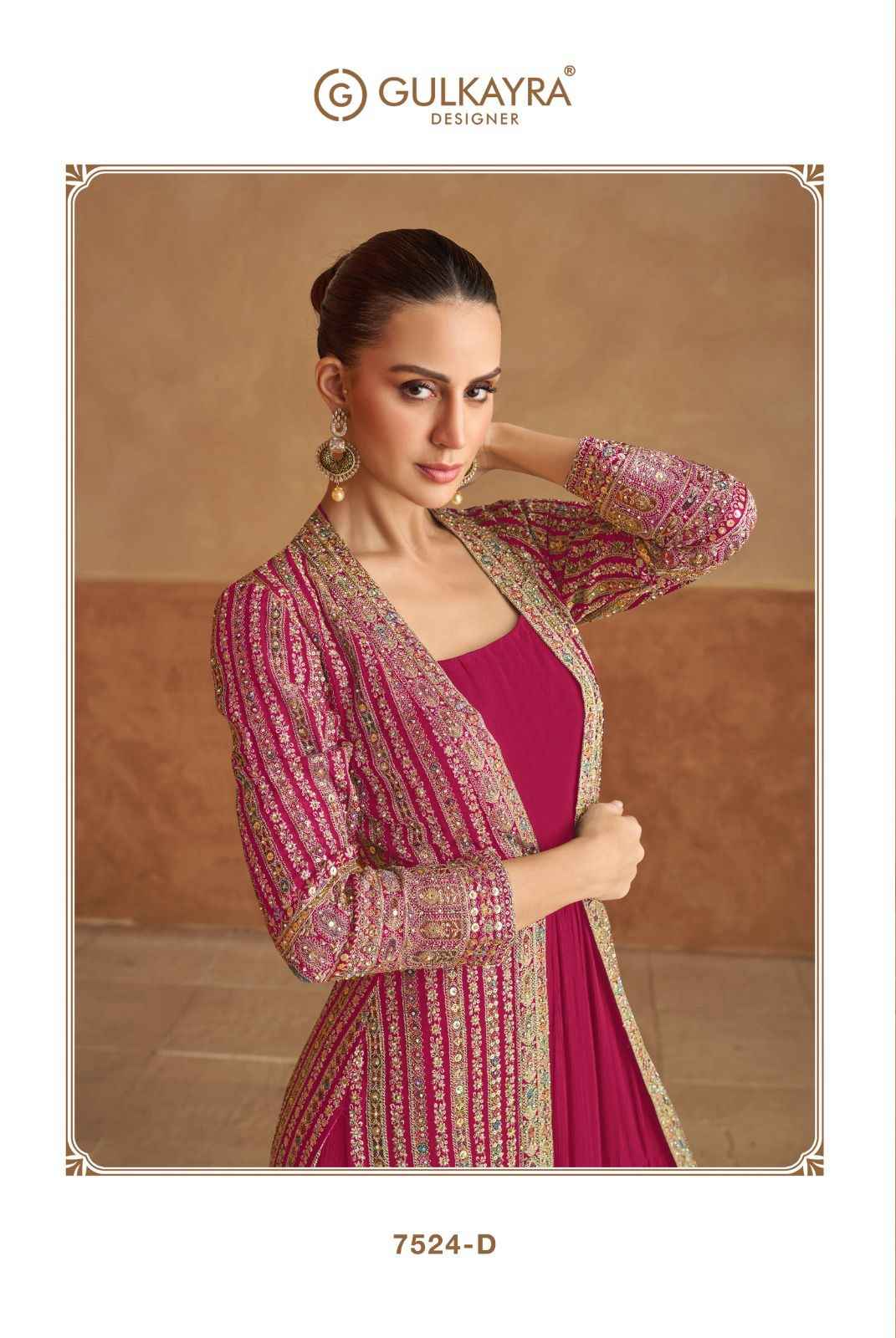 Gulkayra Designer Nabiya Readymade Georgette Dress 4 pcs Catalogue