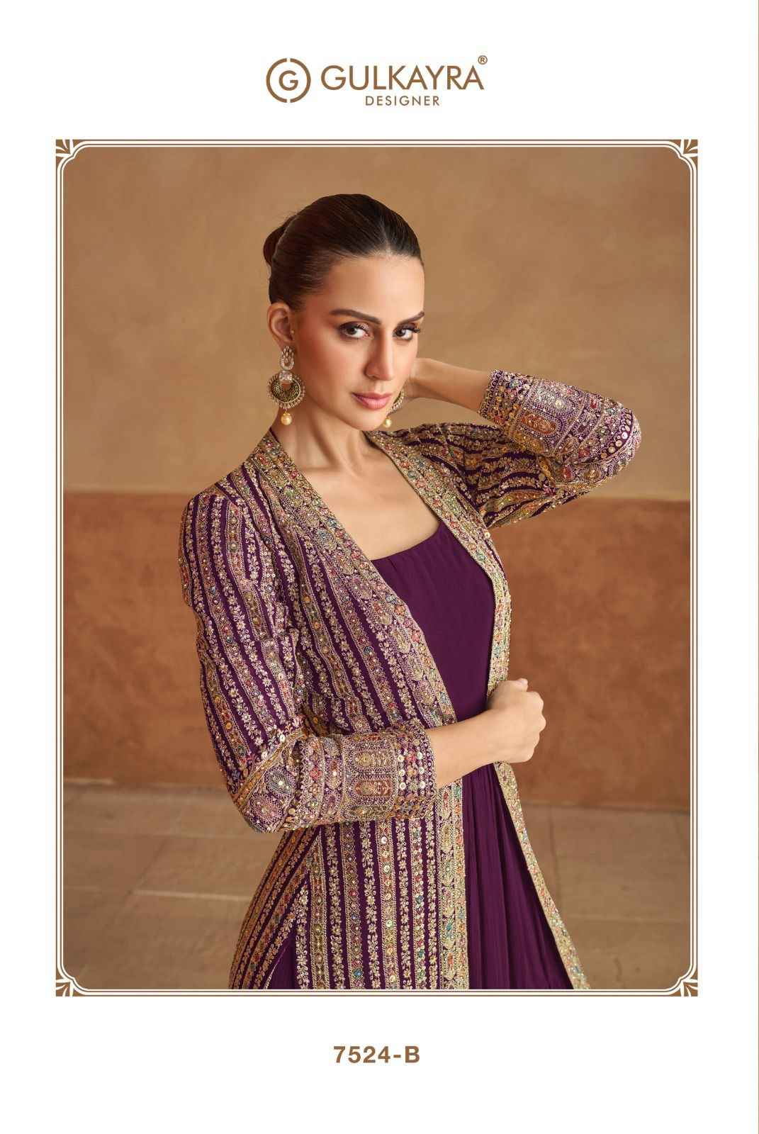 Gulkayra Designer Nabiya Readymade Georgette Dress 4 pcs Catalogue