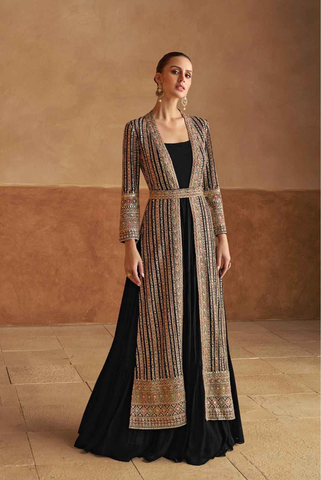 Gulkayra Designer Nabiya Readymade Georgette Dress 4 pcs Catalogue