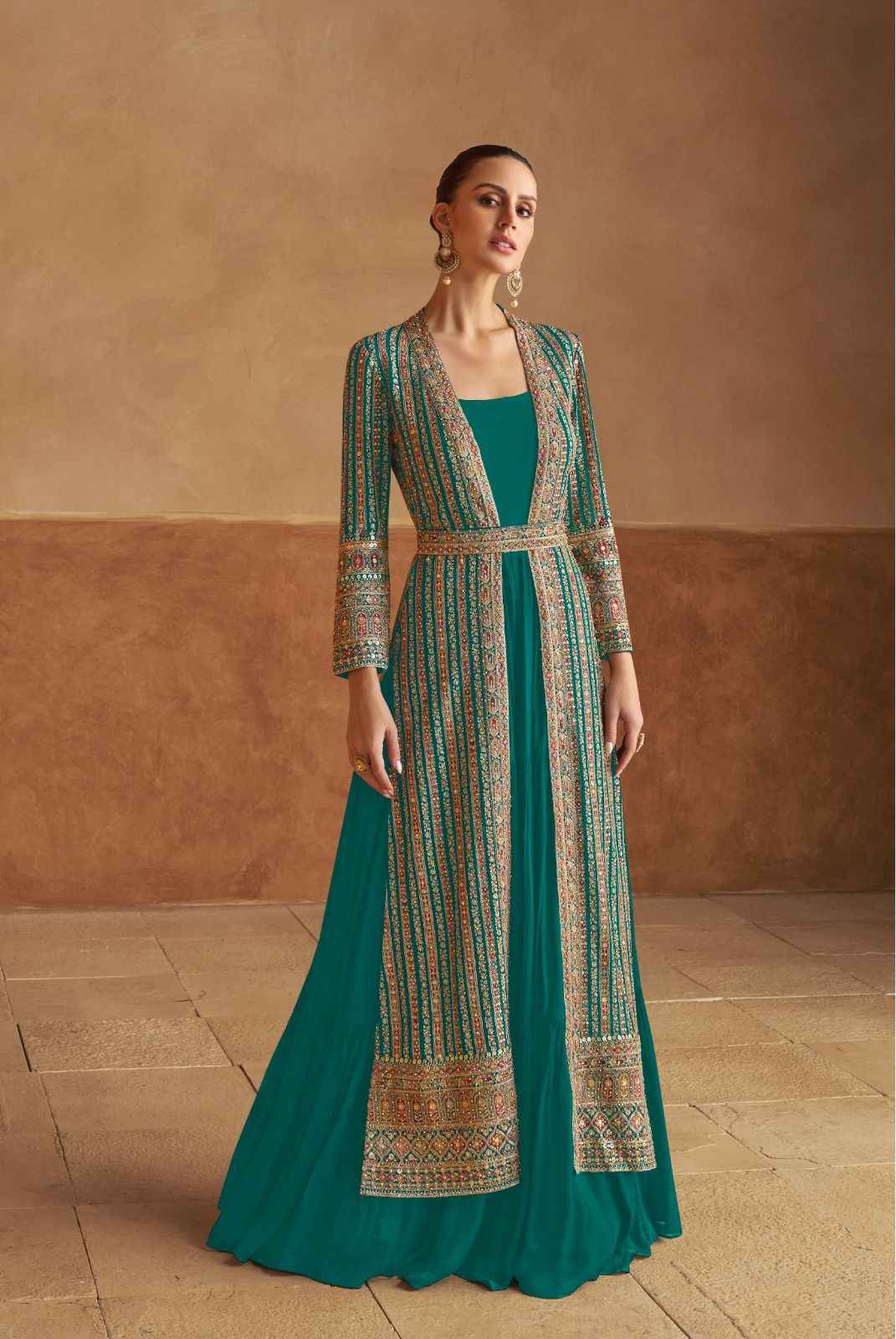 Gulkayra Designer Nabiya Readymade Georgette Dress 4 pcs Catalogue