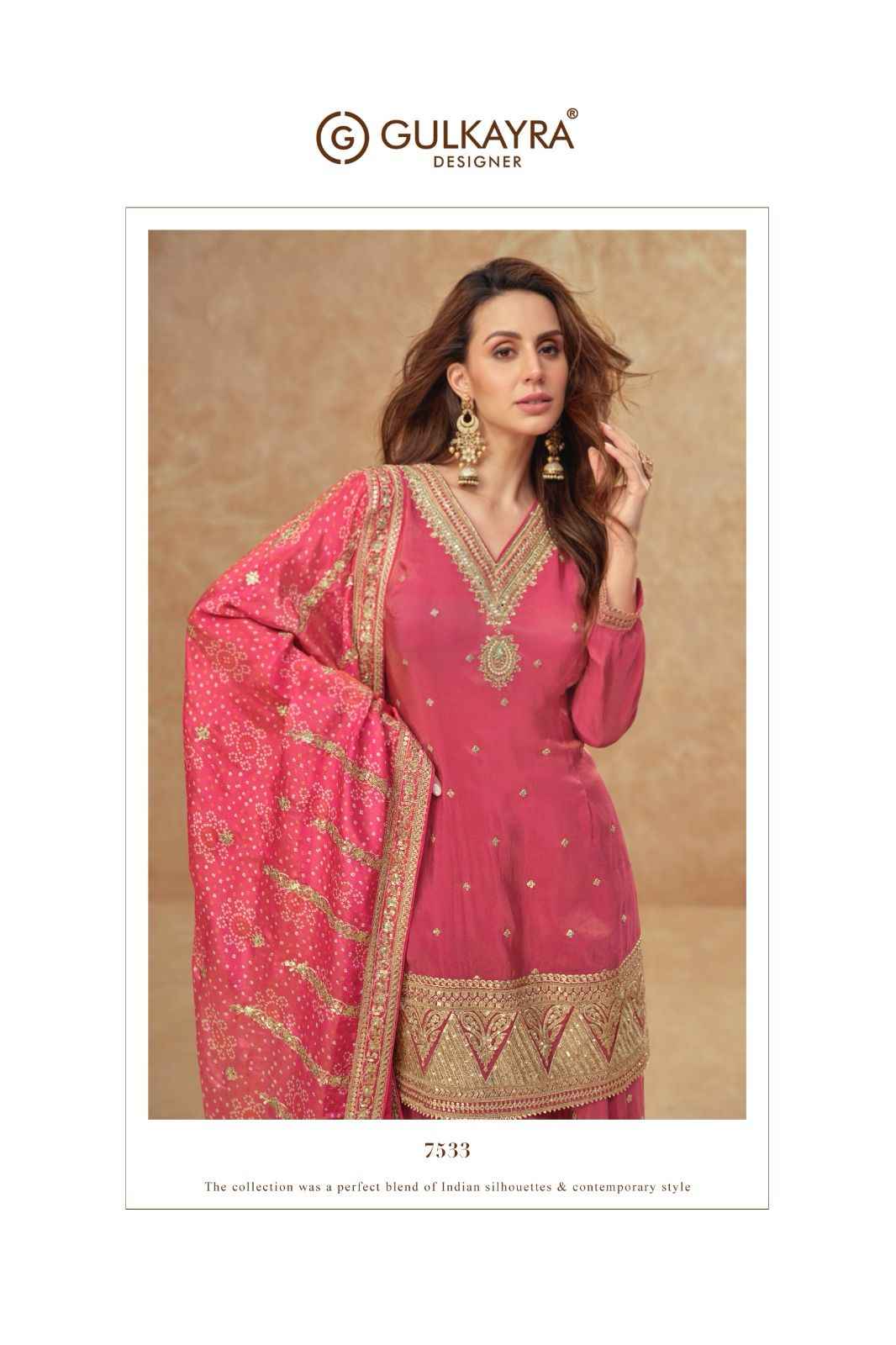Gulkayra Designer Tisha Readymade Simar Silk Dress 3 pcs Catalogue