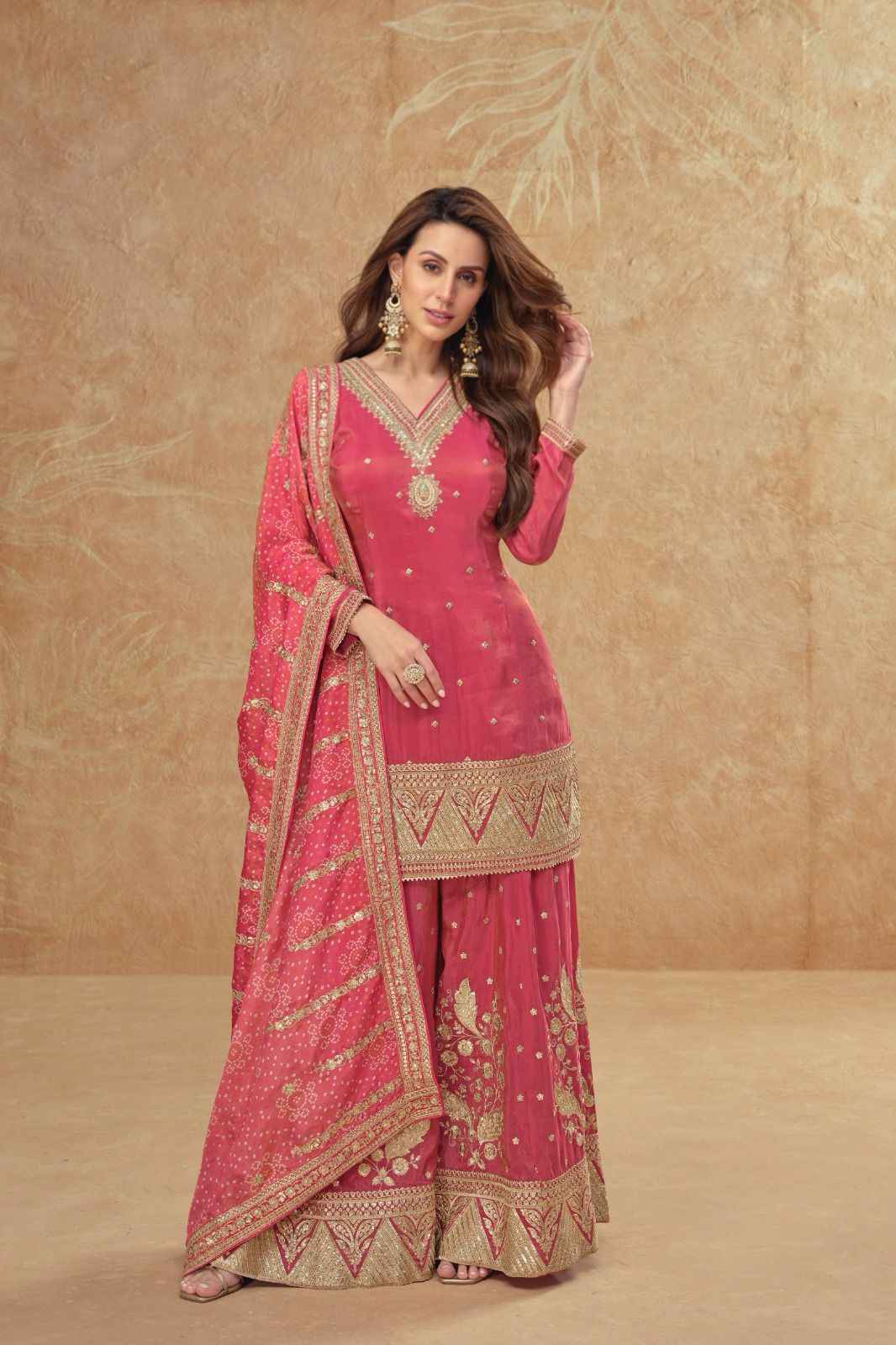 Gulkayra Designer Tisha Readymade Simar Silk Dress 3 pcs Catalogue