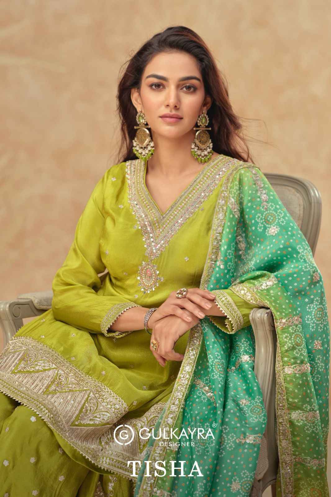 Gulkayra Designer Tisha Readymade Simar Silk Dress 3 pcs Catalogue