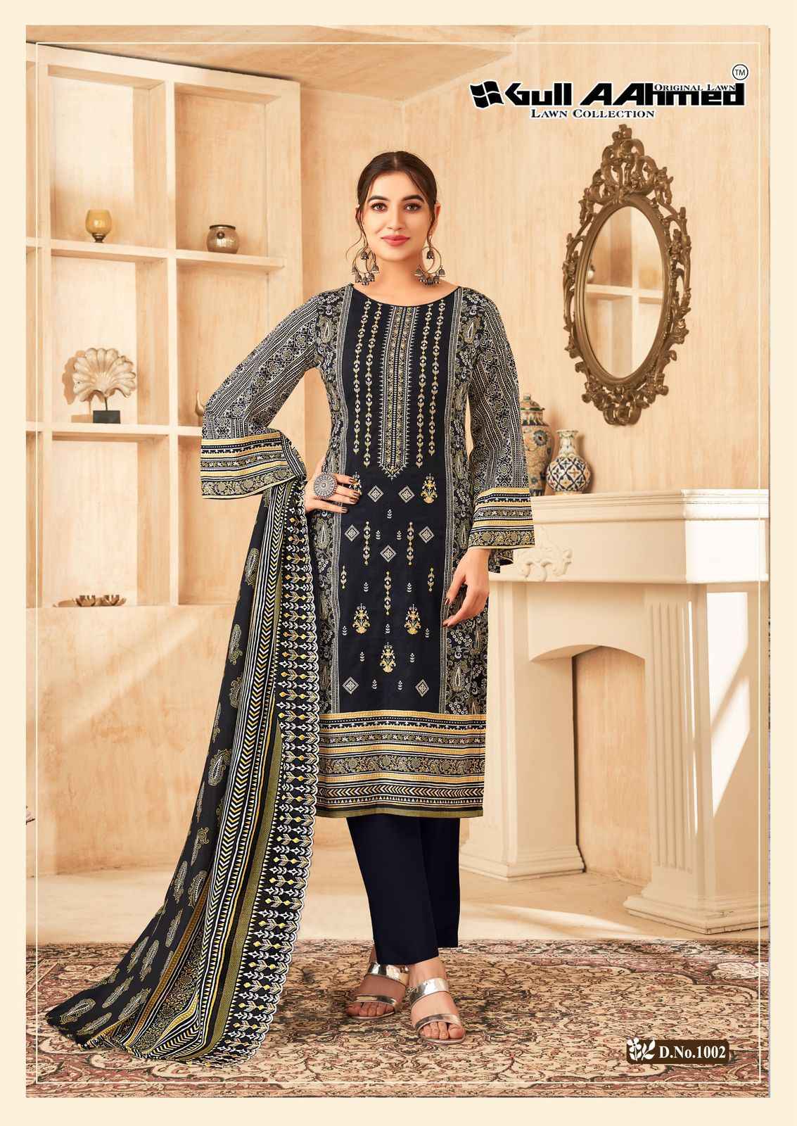 Gull Aahmed Farasha Cotton Dress Material 6 pcs Catalogue