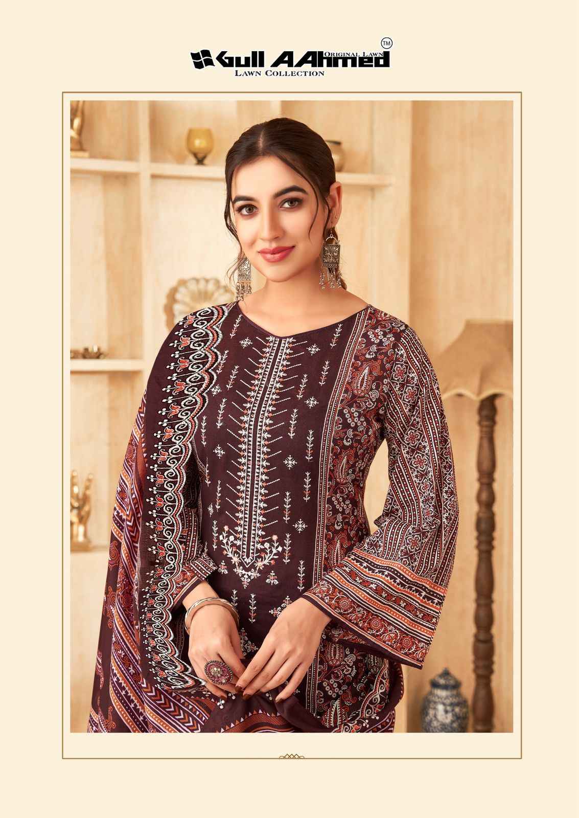 Gull Aahmed Farasha Cotton Dress Material 6 pcs Catalogue