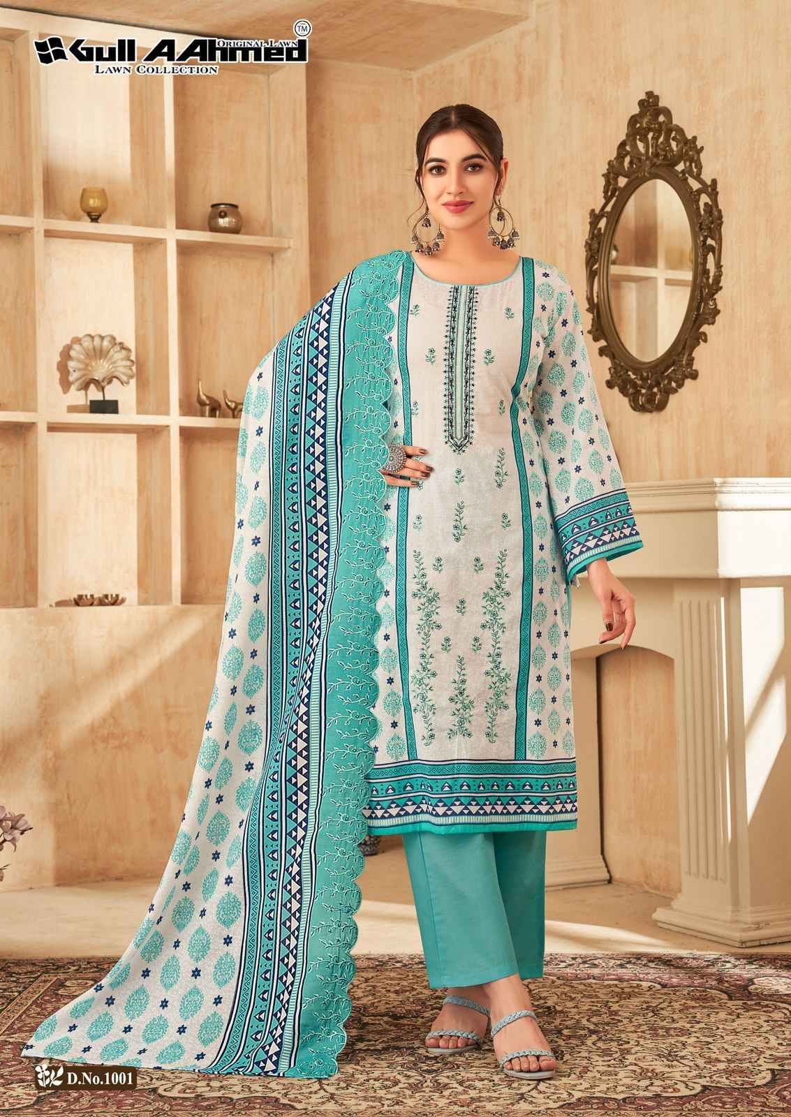 Gull Aahmed Farasha Cotton Dress Material 6 pcs Catalogue