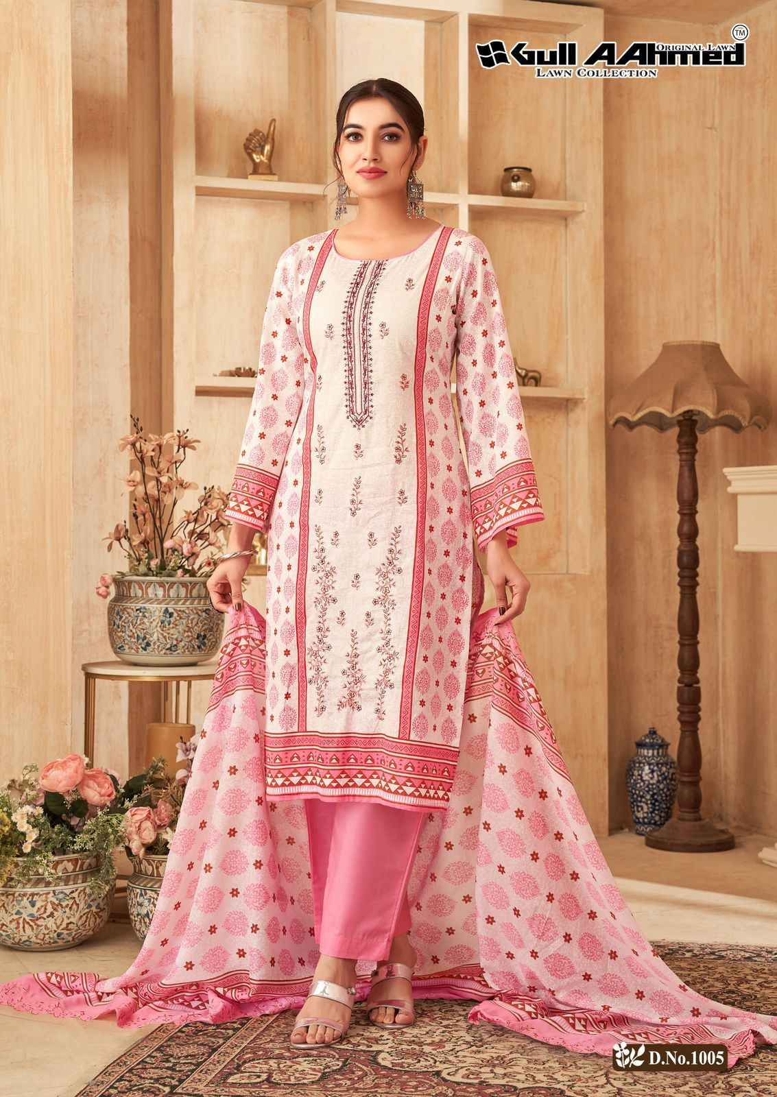 Gull Aahmed Farasha Cotton Dress Material 6 pcs Catalogue