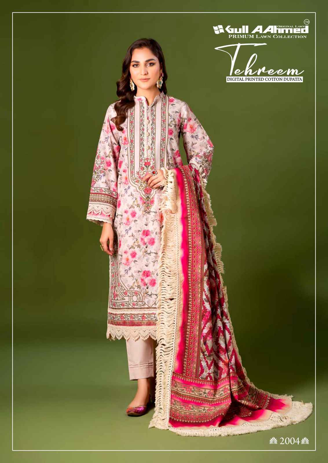Gull Aahmed Tehreem Vol 2 Lawn Cotton Dress Material 6 pcs Catalogue