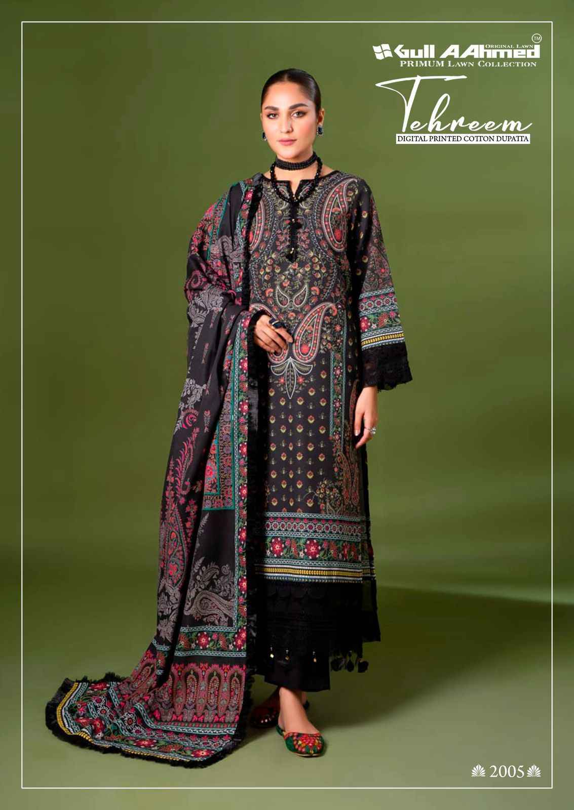 Gull Aahmed Tehreem Vol 2 Lawn Cotton Dress Material 6 pcs Catalogue
