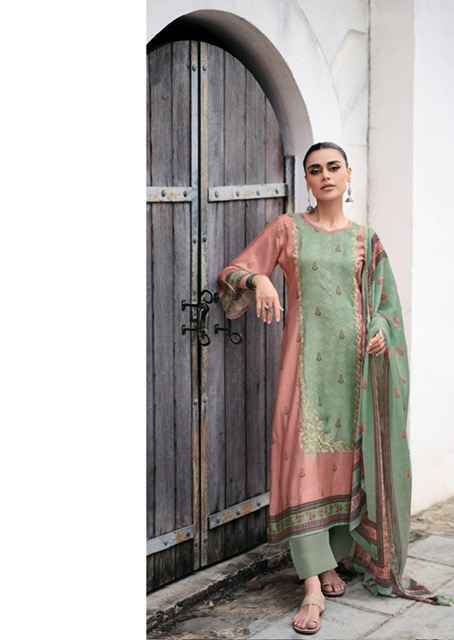 Gull Jee Israt Viscouse Musline Dress Material (6 pcs Catalogue)
