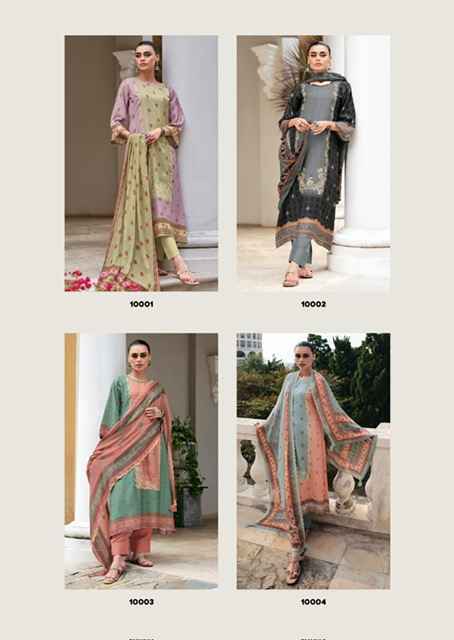 Gull Jee Israt Viscouse Musline Dress Material (6 pcs Catalogue)