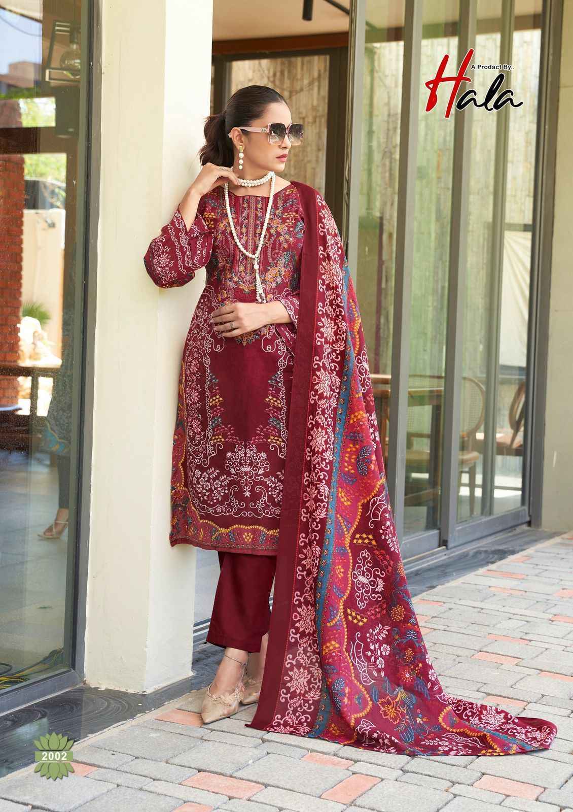 Hala Naira Vol-2 Cotton Dress Materail (8 pcs Catalogue)