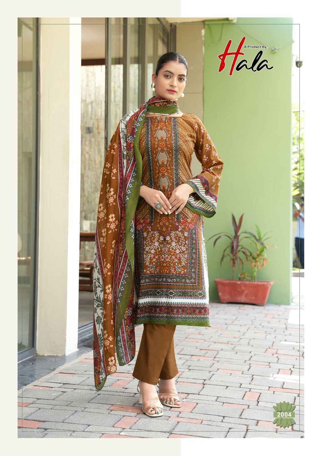 Hala Naira Vol-2 Cotton Dress Materail (8 pcs Catalogue)