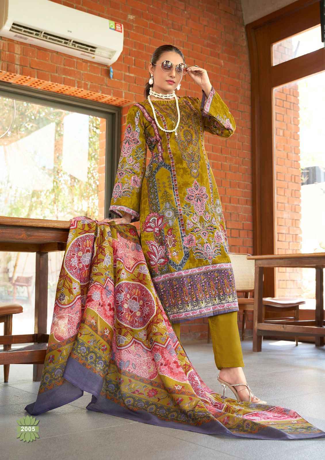Hala Naira Vol-2 Cotton Dress Materail (8 pcs Catalogue)