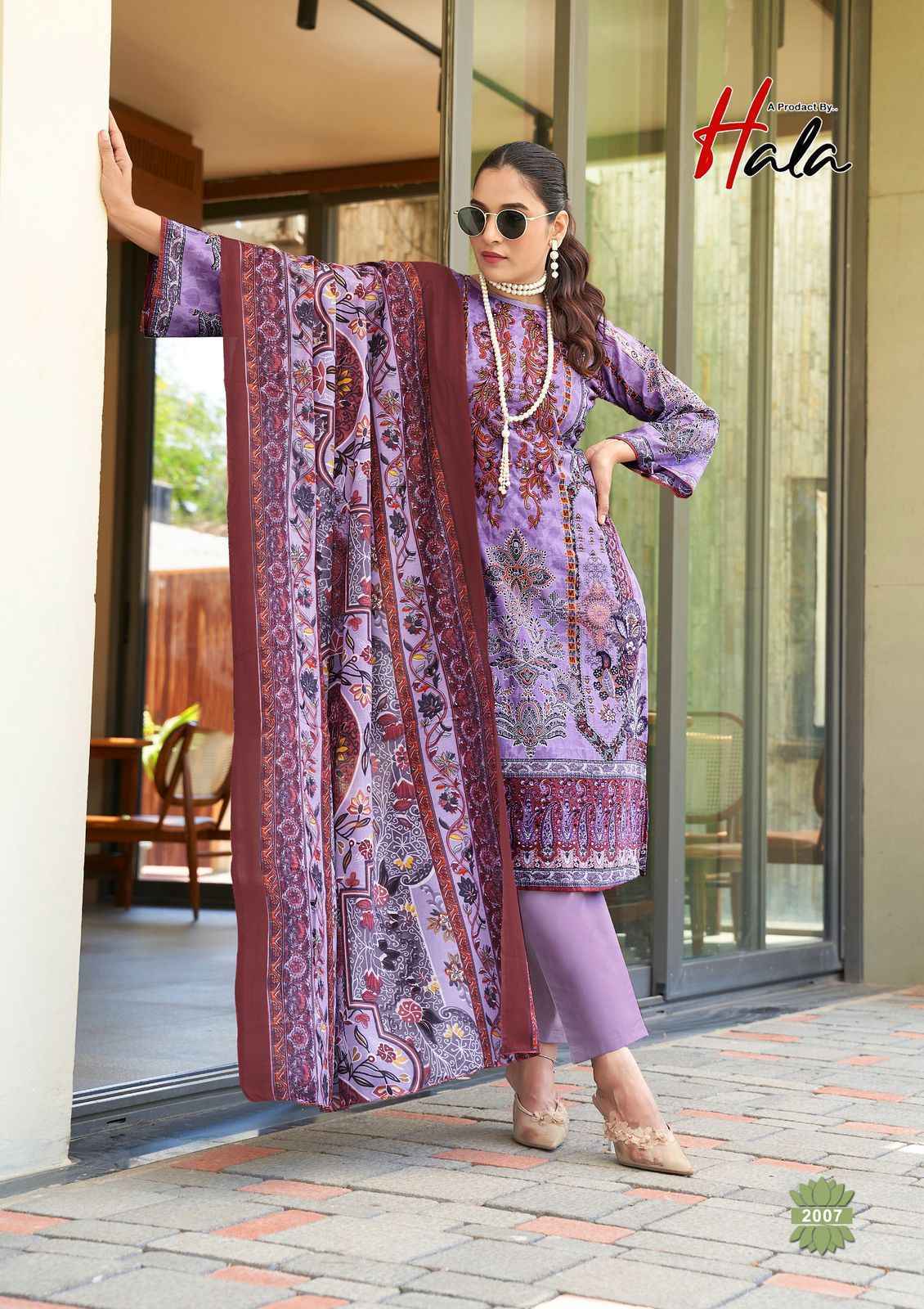 Hala Naira Vol-2 Cotton Dress Materail (8 pcs Catalogue)