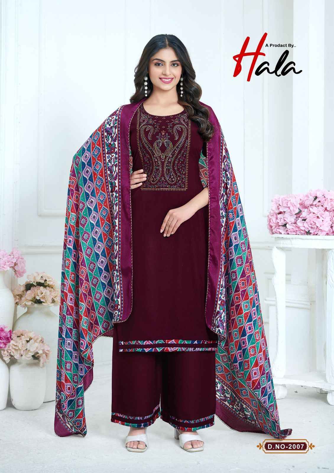 Hala Nigaar Vol 2 Rayon Dress Material 8 pcs Catalogue
