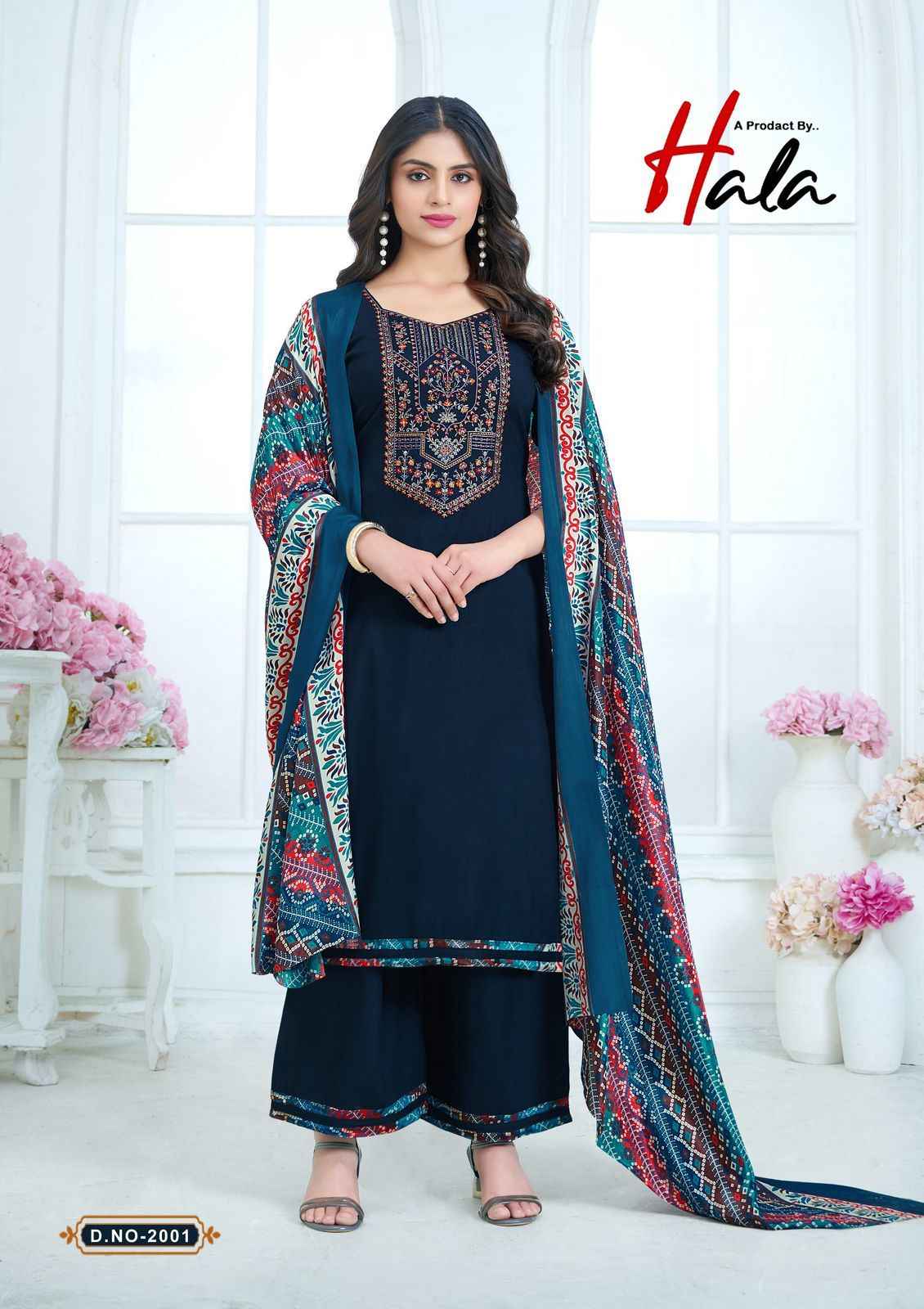 Hala Nigaar Vol 2 Rayon Dress Material 8 pcs Catalogue