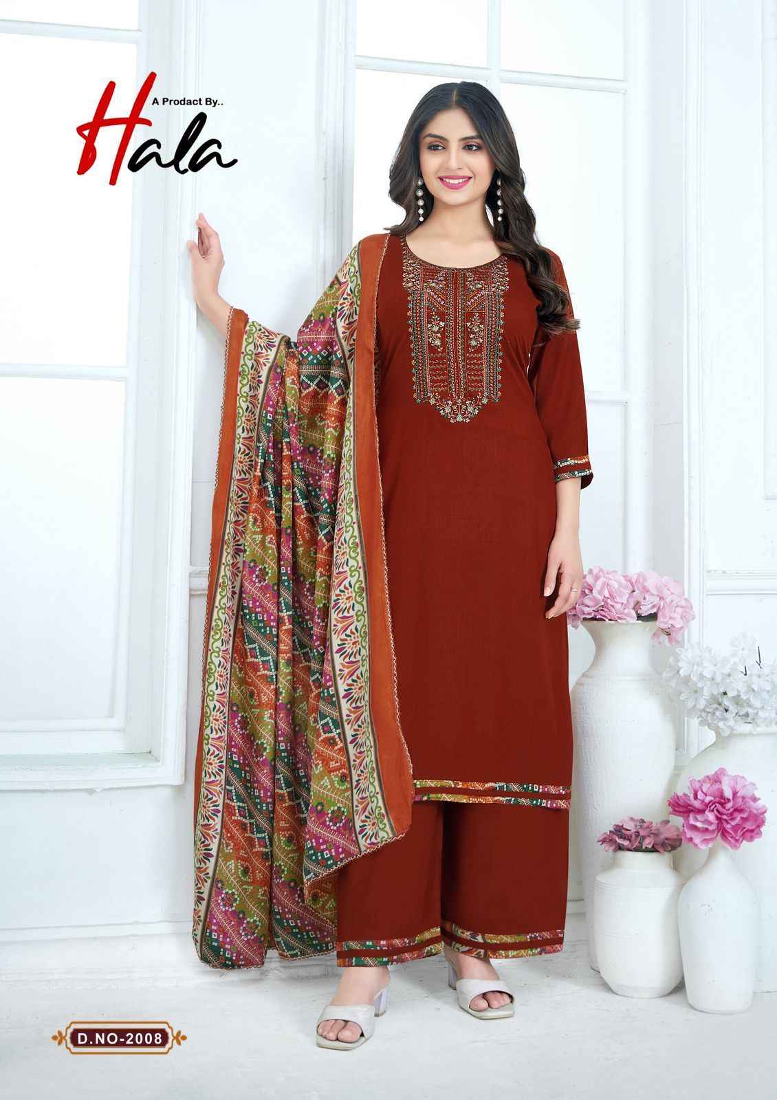 Hala Nigaar Vol 2 Rayon Dress Material 8 pcs Catalogue
