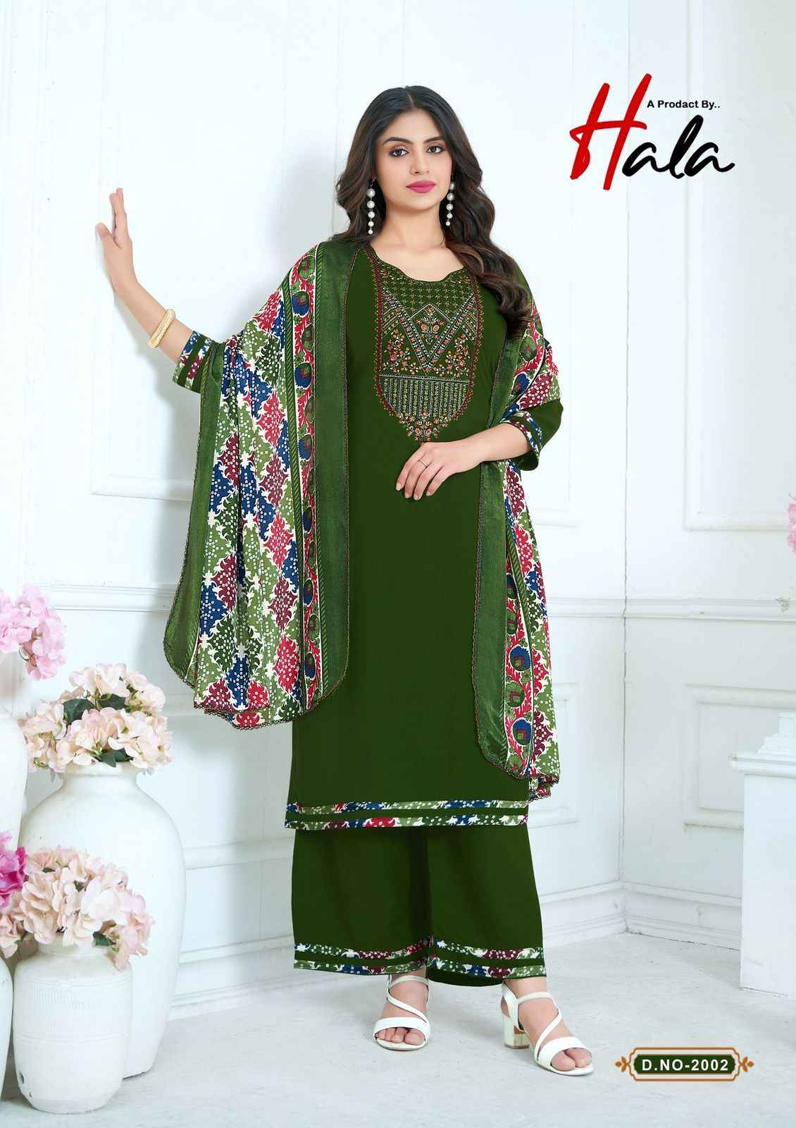 Hala Nigaar Vol 2 Rayon Dress Material 8 pcs Catalogue
