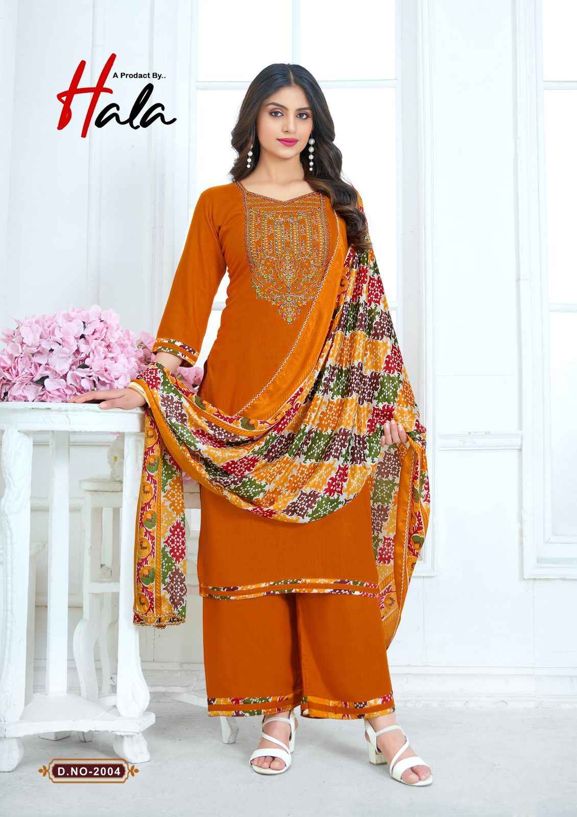Hala Nigaar Vol 2 Rayon Dress Material 8 pcs Catalogue