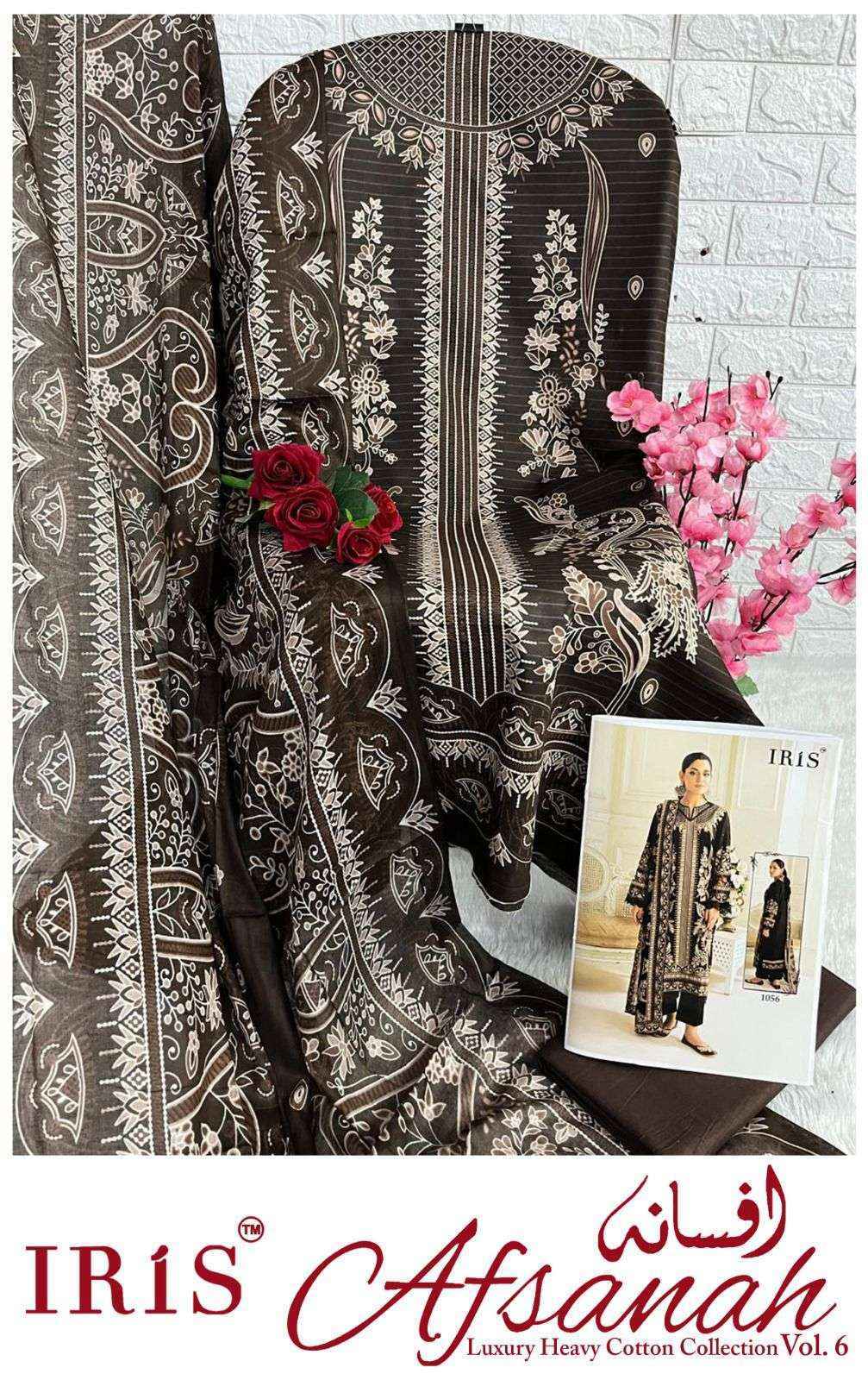 Iris Afsanah Vol-6 Cotton Dress Material (10 pcs Catalogue)
