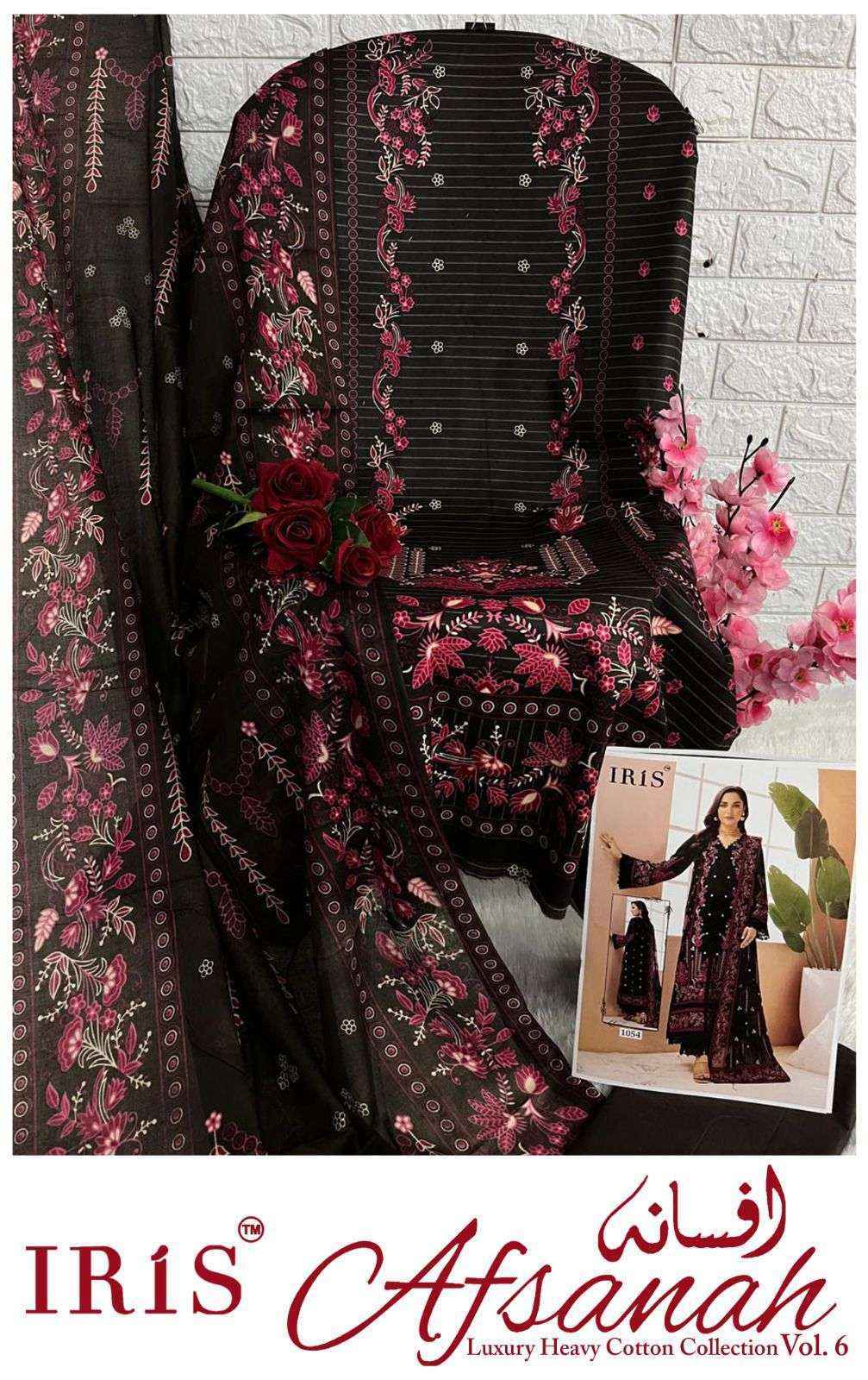 Iris Afsanah Vol-6 Cotton Dress Material (10 pcs Catalogue)