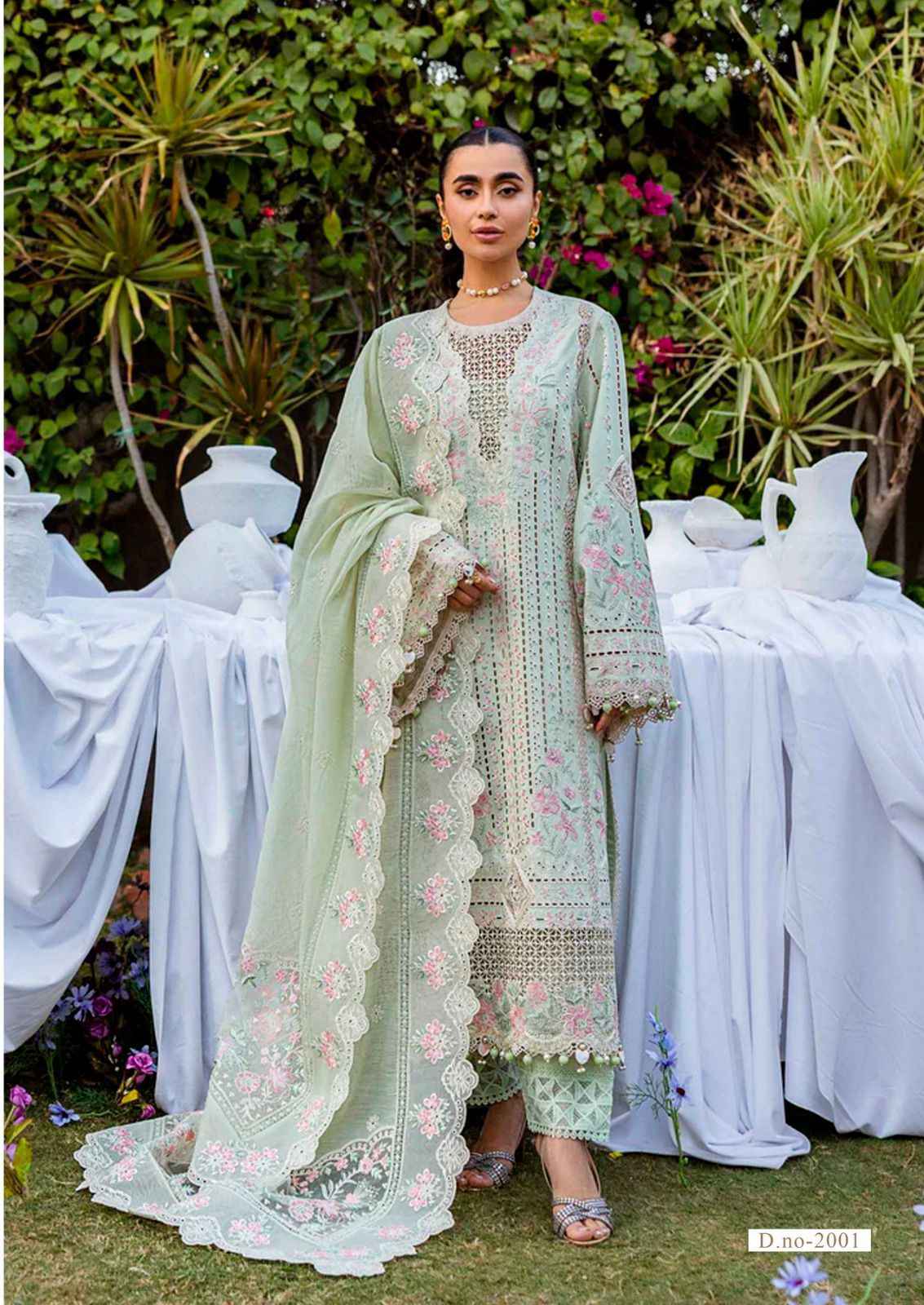 Jade Noor Aahmed Vol 2 Lawn Cotton Dress Material 6 pcs Catalogue