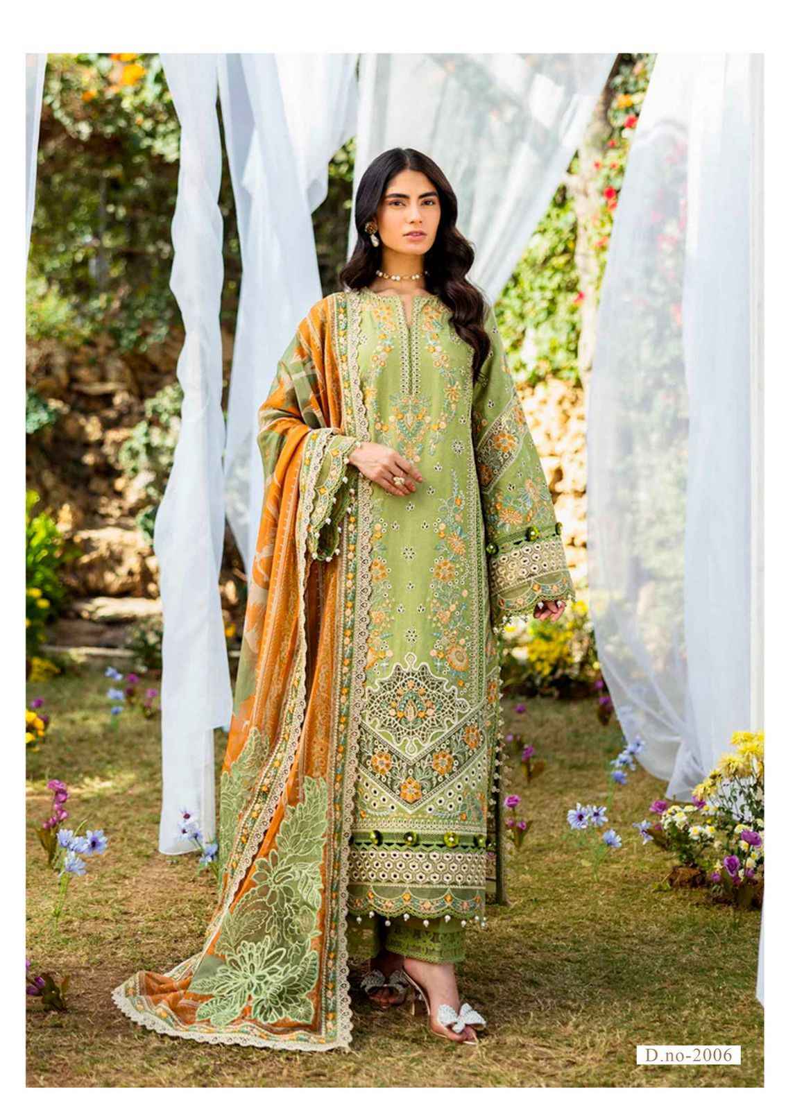 Jade Noor Aahmed Vol 2 Lawn Cotton Dress Material 6 pcs Catalogue