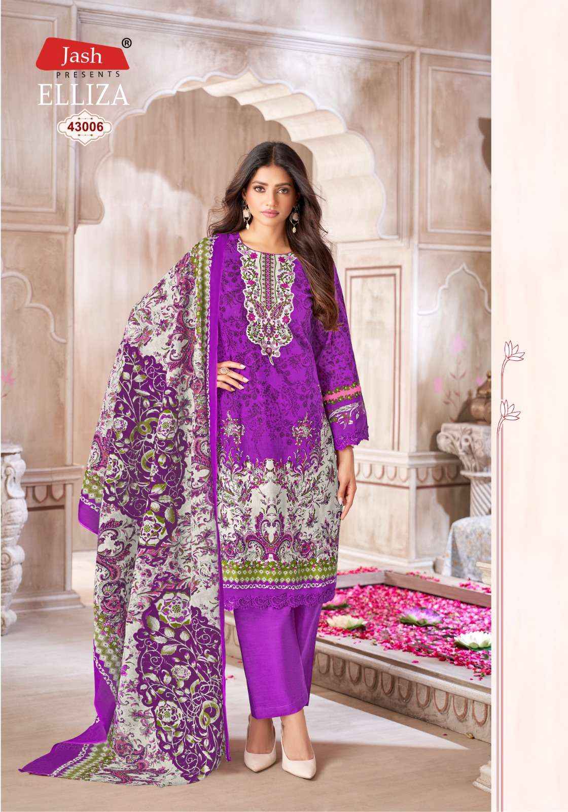 Jash Elliza Vol 43 Cotton Dress Material 10 pcs Catalogue