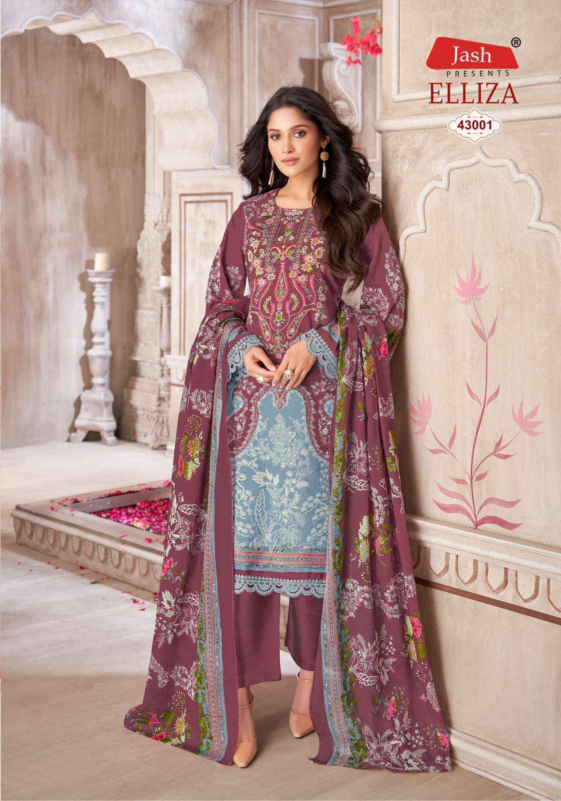 Jash Elliza Vol 43 Cotton Dress Material 10 pcs Catalogue