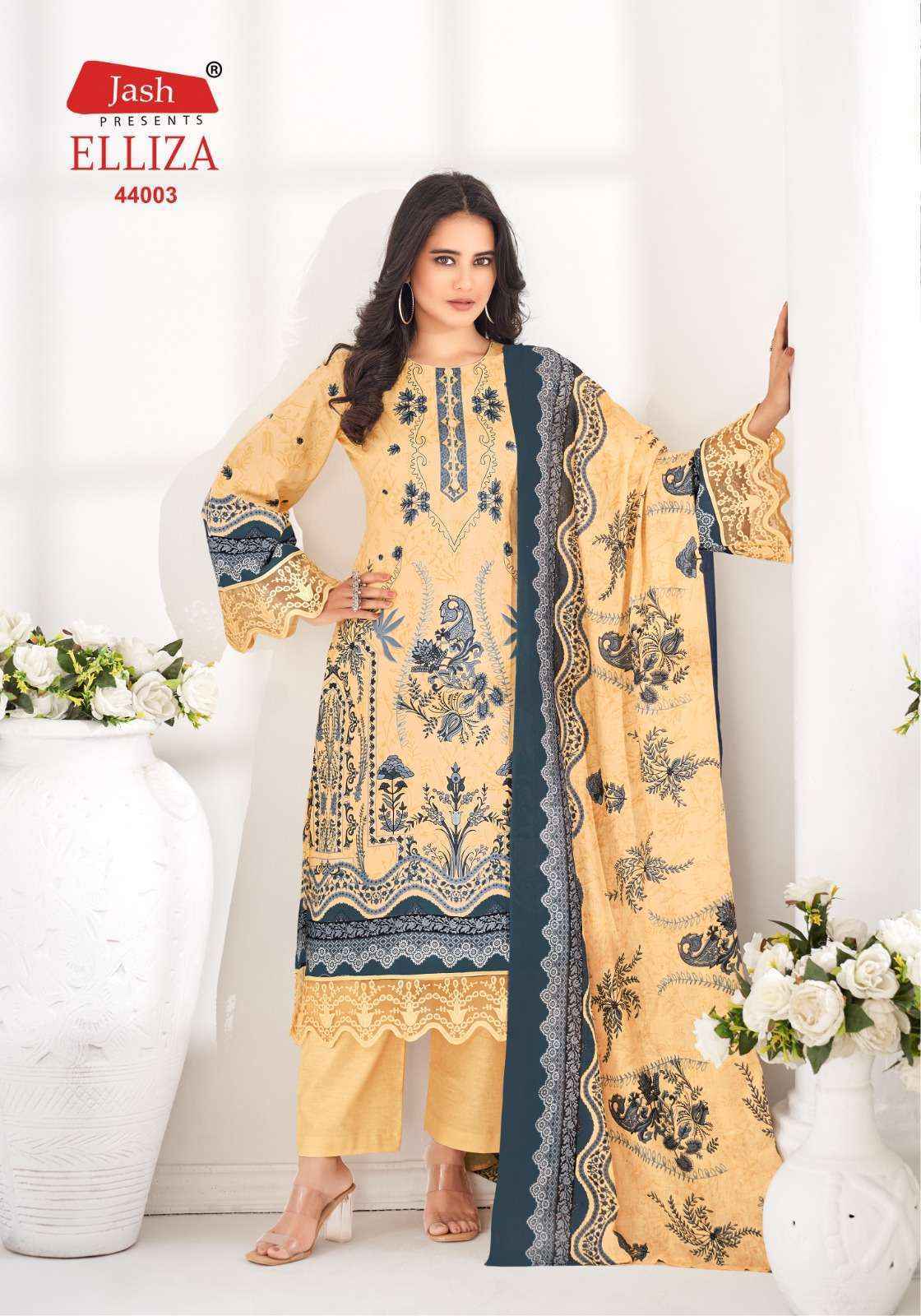 Jash Elliza Vol-44 Cotton Dress Material (10 pcs Catalogue)